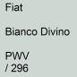 Preview: Fiat, Bianco Divino, PWV / 296.